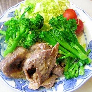 簡単牛肉のしゃぶしゃぶ胡麻和え